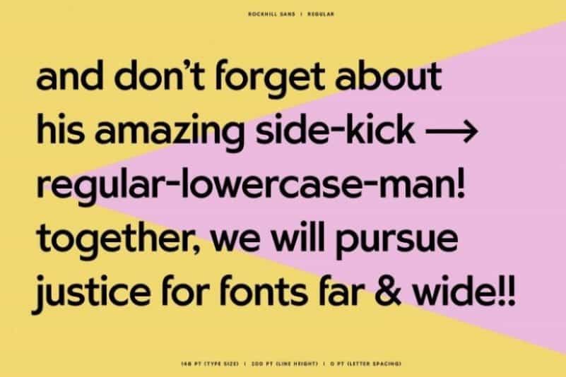 Rockhill Sans Serif Font Image 3
