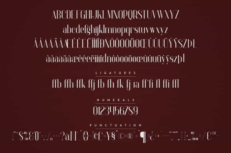 Anteric Display Typeface Image 3
