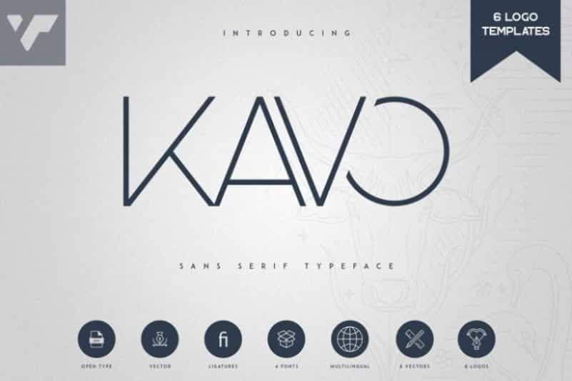 Kavo Sans Serif Typeface Image 1