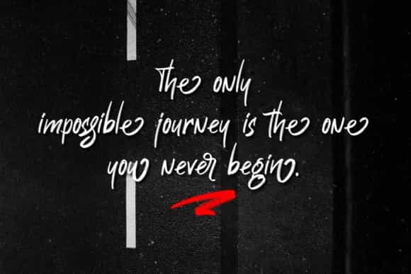 Huge Brush Script Font Image 2