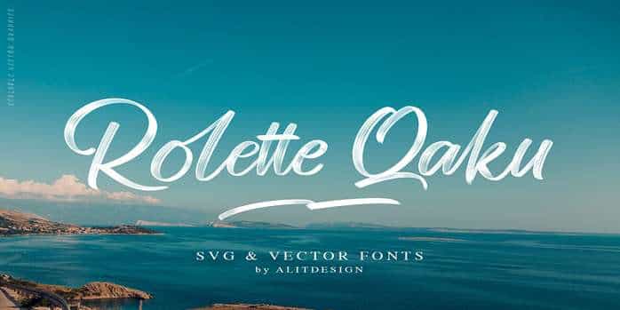 Rollete Qaku Font Image 1