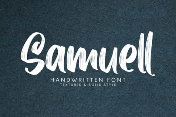 Samuell Brush Script Font Image 1