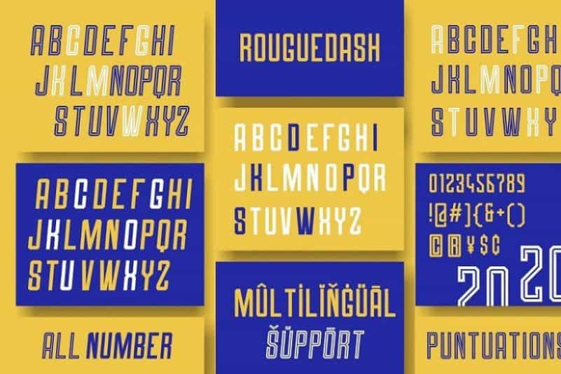 Roguedash Stylish Sans Font Family Image 3