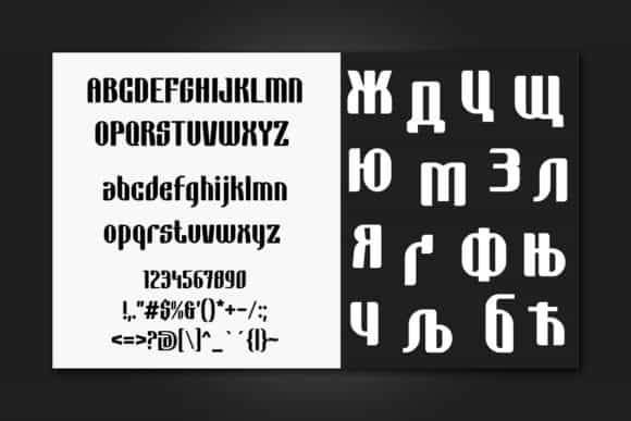 Grage Bold Sans Serif Font Image 3