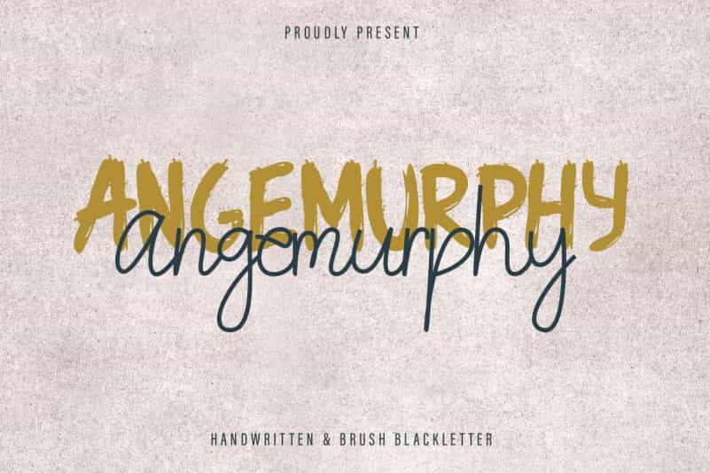Angemurphy Script Font Duo Image 1