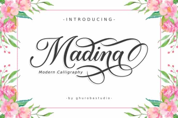Madina Calligraphy Font Image 1