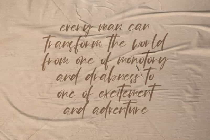 Pejuang Cinta Handwritten Font Image 2