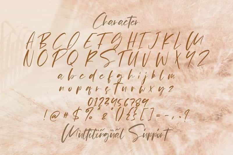 Pejuang Cinta Handwritten Font Image 3