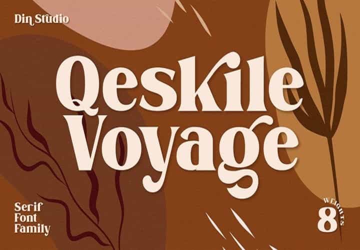 Qeskile Voyage Serif Font Image 1
