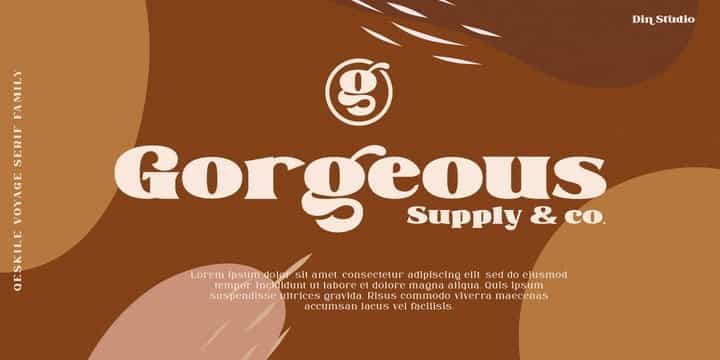 Qeskile Voyage Serif Font Image 2