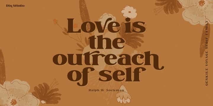 Qeskile Voyage Serif Font Image 3