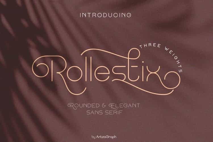 Rollestix Sans Serif Font Image 1