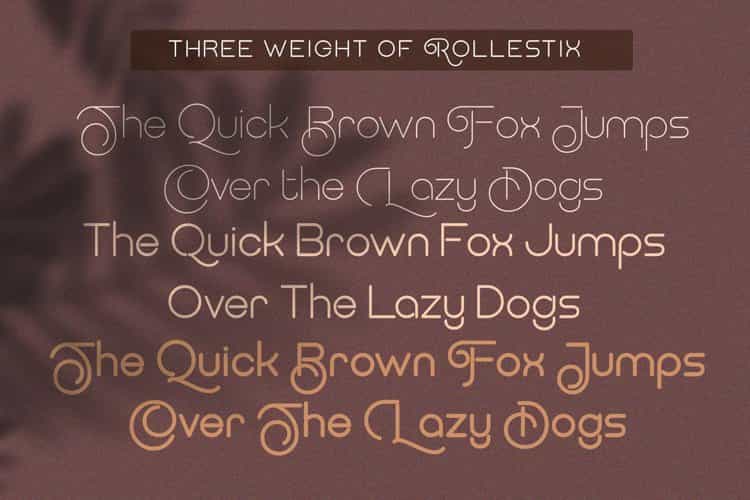 Rollestix Sans Serif Font Image 3