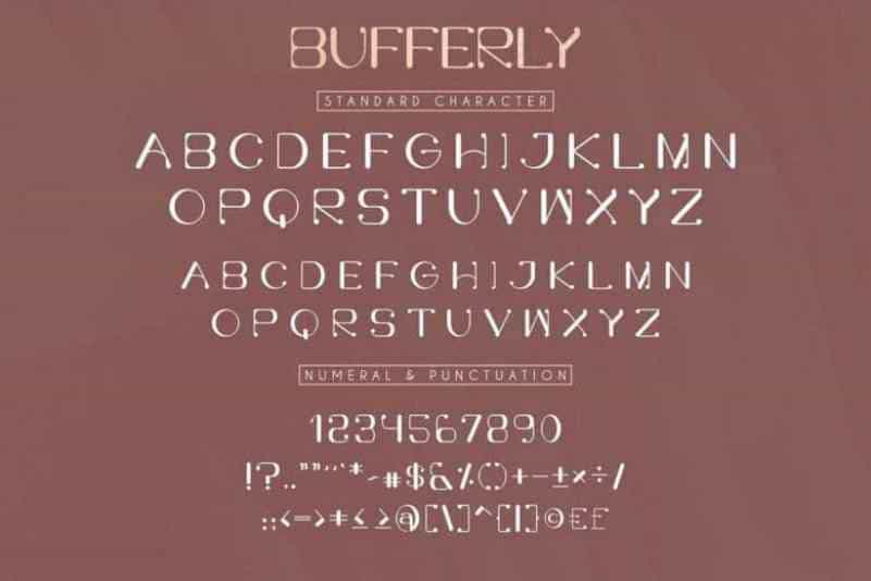 Bufferly Serif Font Image 3