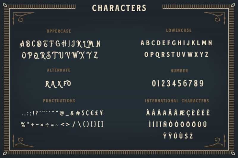 Blackford Serif Vintage Font Image 3