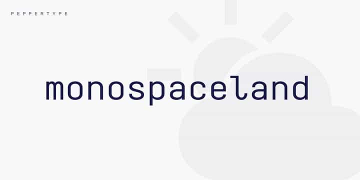 Monospaceland Sans Serif Font Image 1