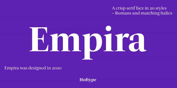 Empira Serif Font Image 1
