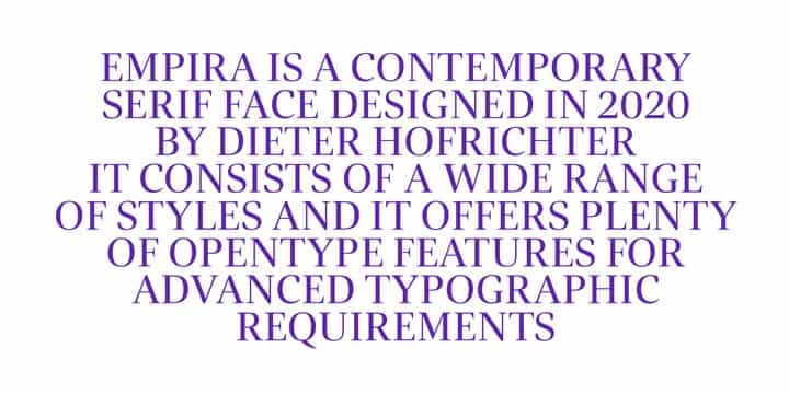 Empira Serif Font Image 3