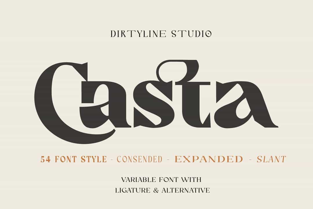 Casta Serif Font Image 1