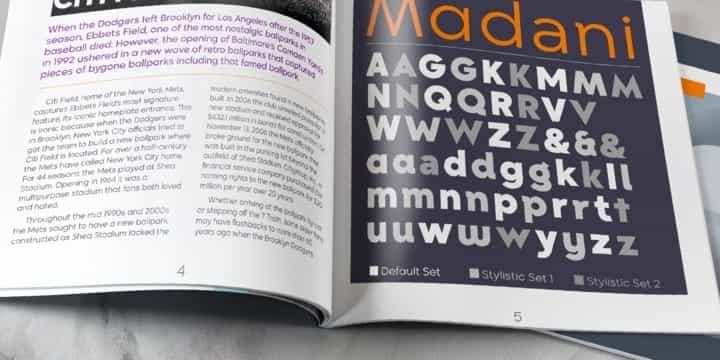 Madani Sans Serif Font Image 2