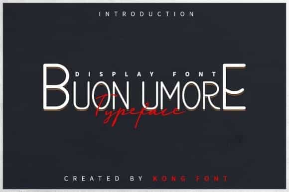 Buon Umore Sans Font Family Image 1