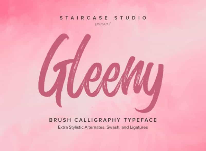 Glenny Brush Font Image 1