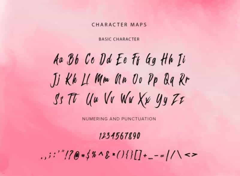 Glenny Brush Font Image 3