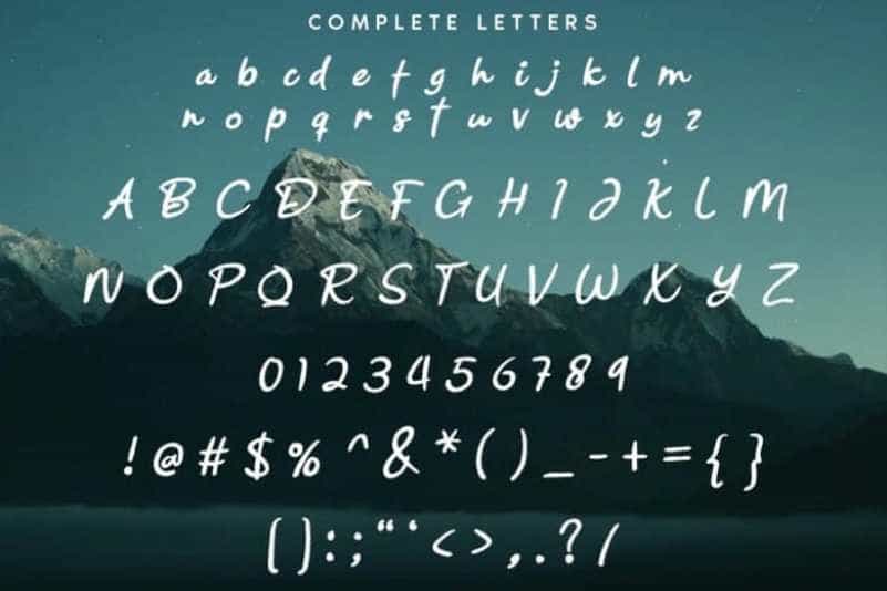 Raihagea Brush Script Font Image 3