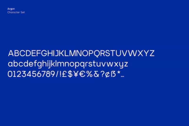 Argon Sans Serif Font Image 4