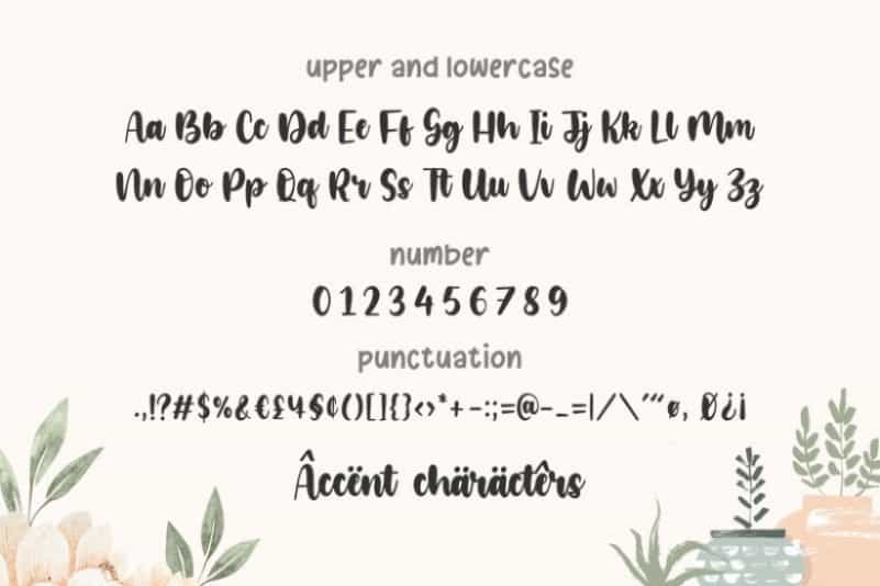 Glamori Bold Script Font Image 3