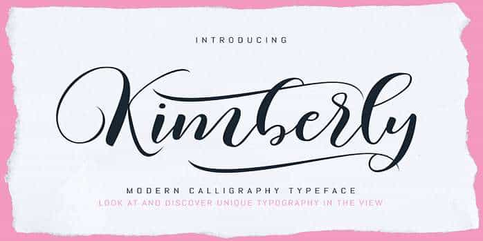 Kimberly Font Image 1