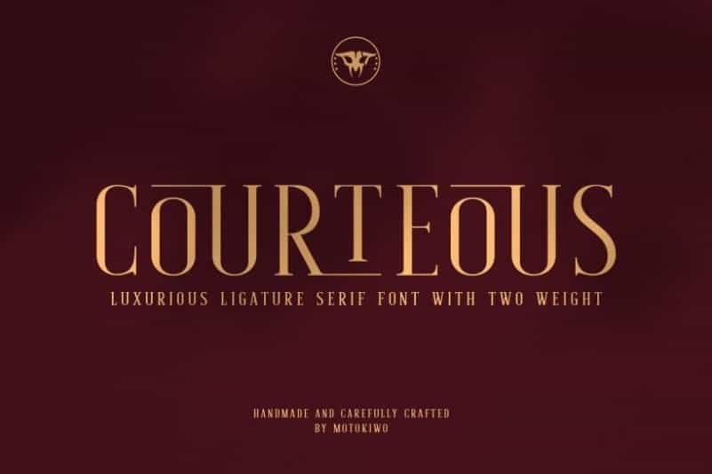 Courteous Serif Font Image 1