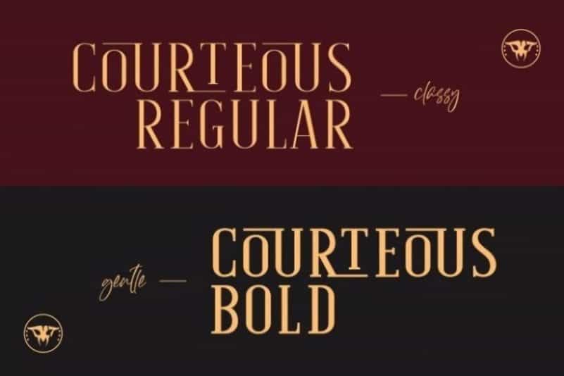 Courteous Serif Font Image 2