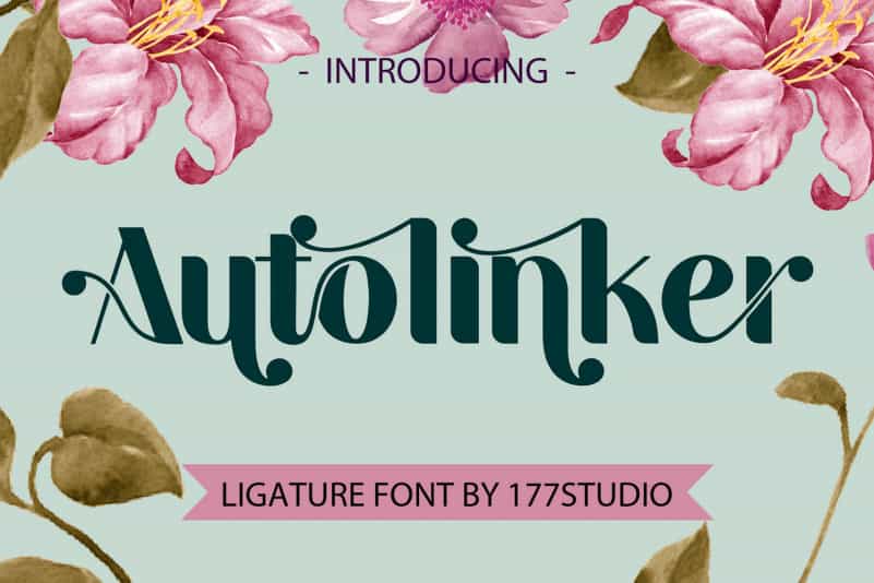 Autolinker Ligature Sans Font Image 1