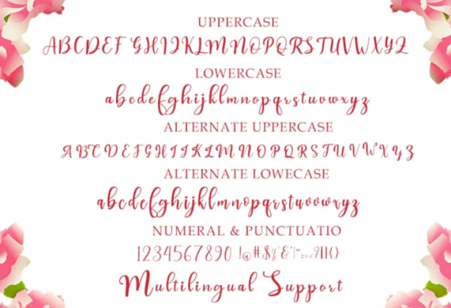 Fatayah Irhami Calligraphy Script Font Image 3