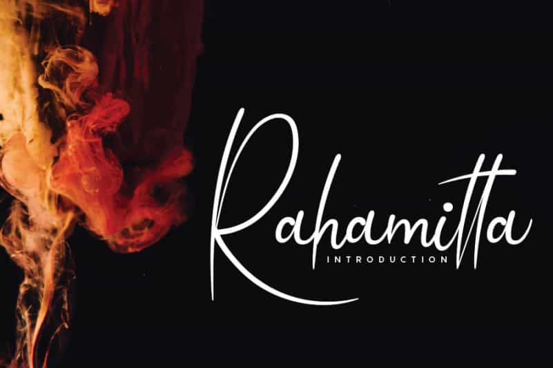 Rahamitta Handwritten Font Image 1
