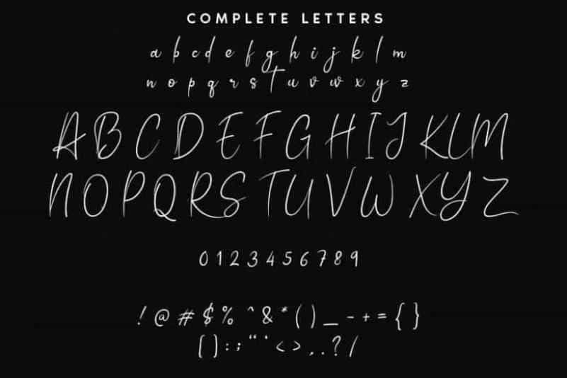 Rahamitta Handwritten Font Image 3
