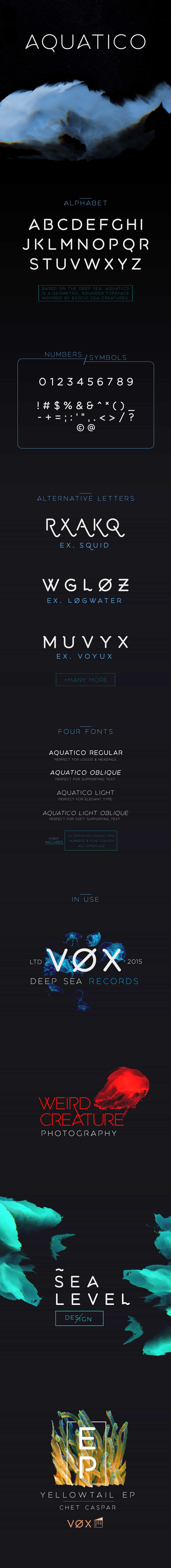 Aquatico Font Free Image 1