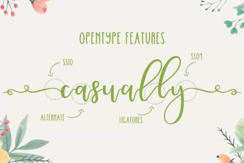 Sophia Marisson Calligraphy Script Font Image 2