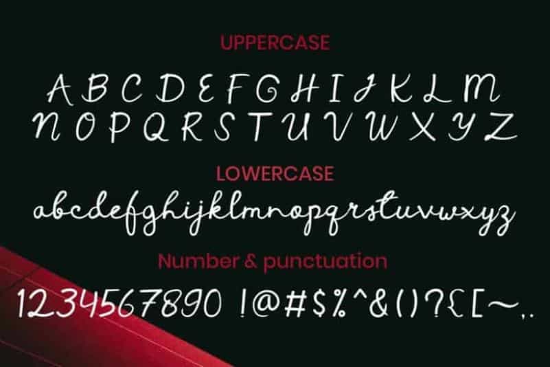Vanneria Handwritten Font Image 3