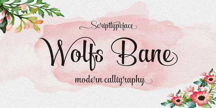 Wolf Bane Pro Font Image 1