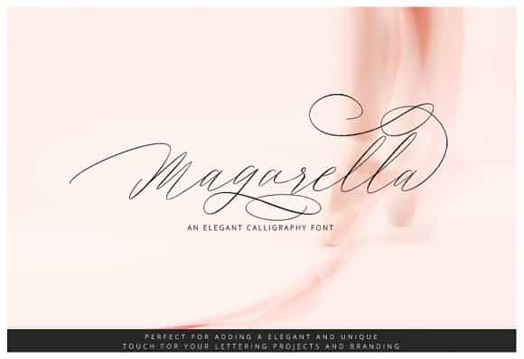 Magarella Script Font Image 1