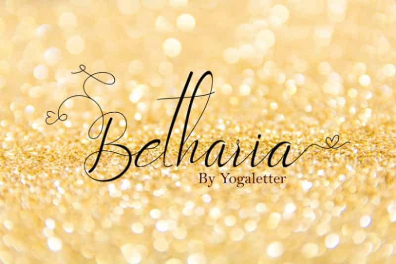 Betharia Modern Calligraphy Font Image 1