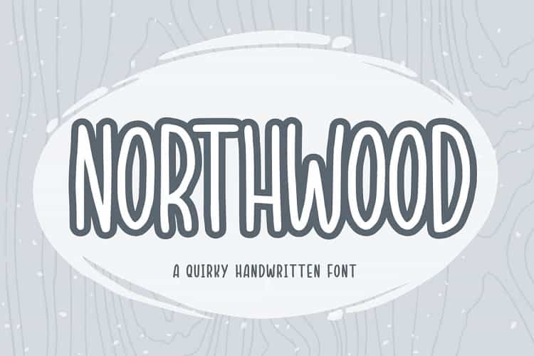 Northwood Quirky Handwritten Font Image 1