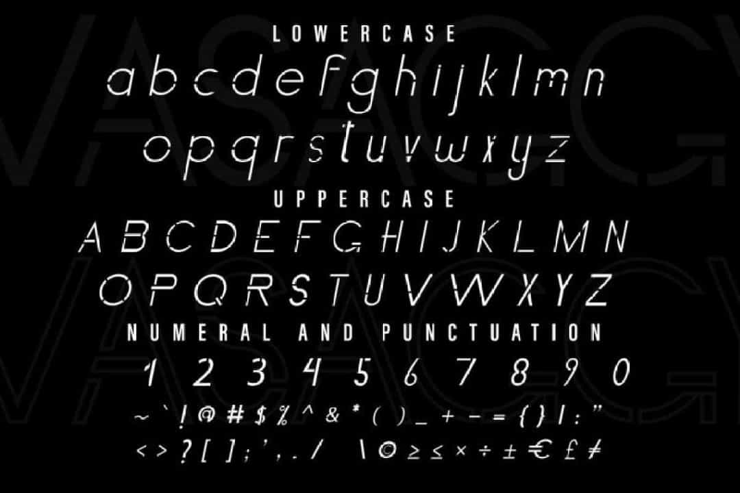 Vasaggy Sans Serif Font Image 3