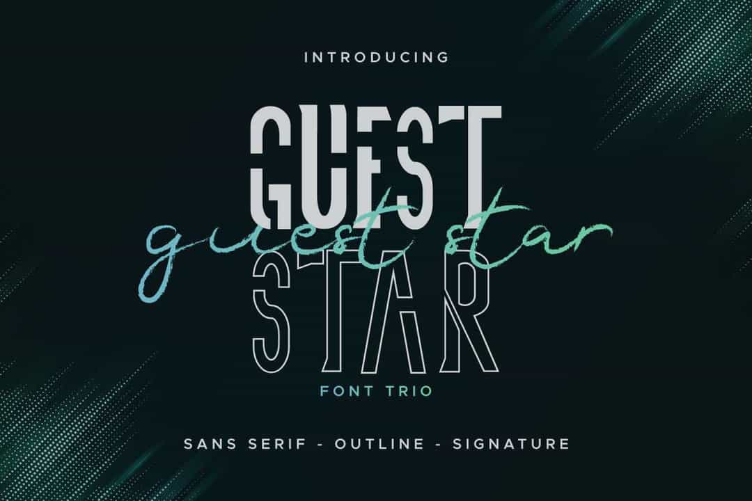 Guest Star Font Duo Image 1