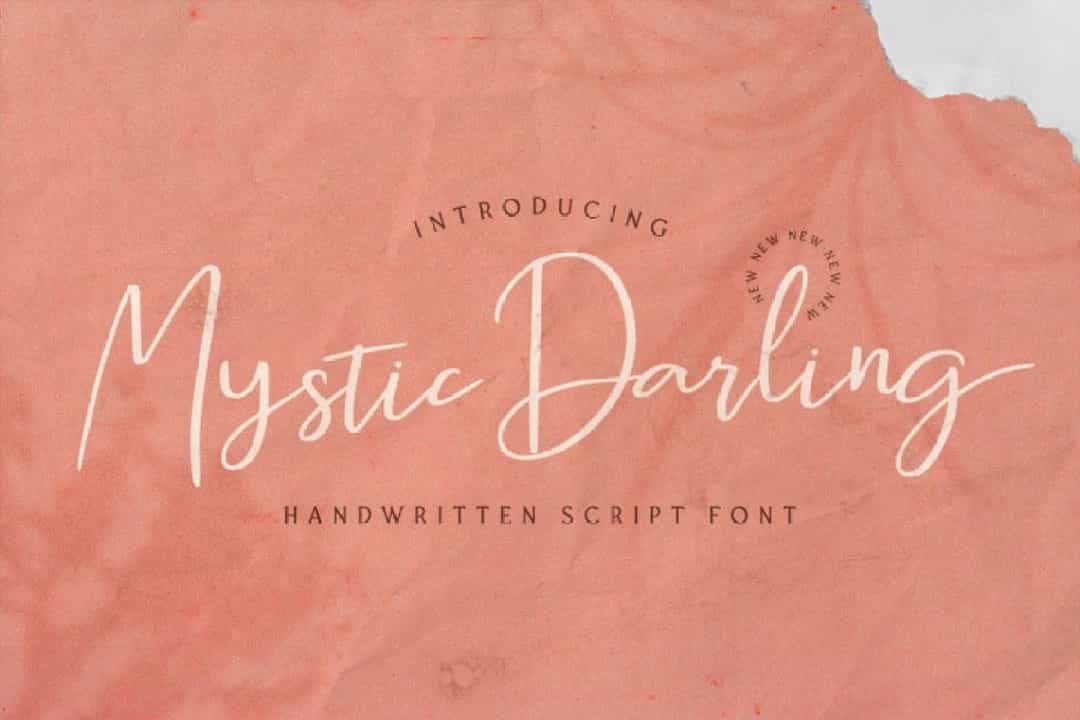 Mystic Darling Handwritten Font Image 1