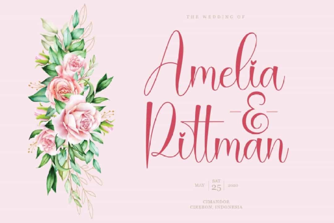 Rallisha Modern Calligraphy Font Image 2