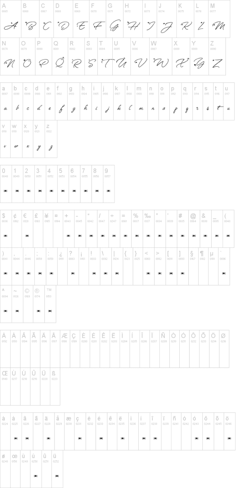 Anggrek Font Image 2