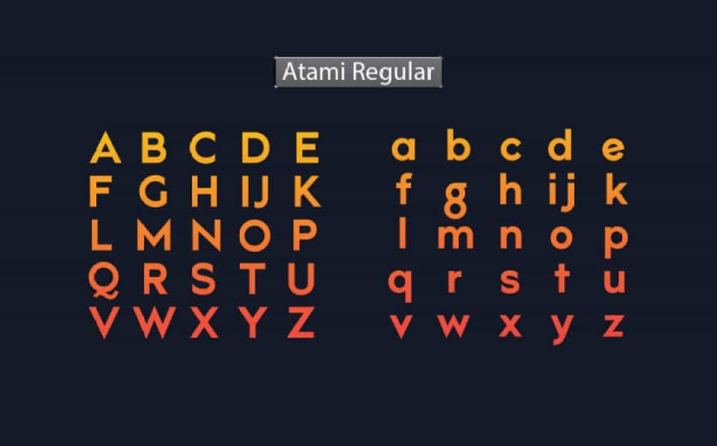 Atami Font Family Image 2